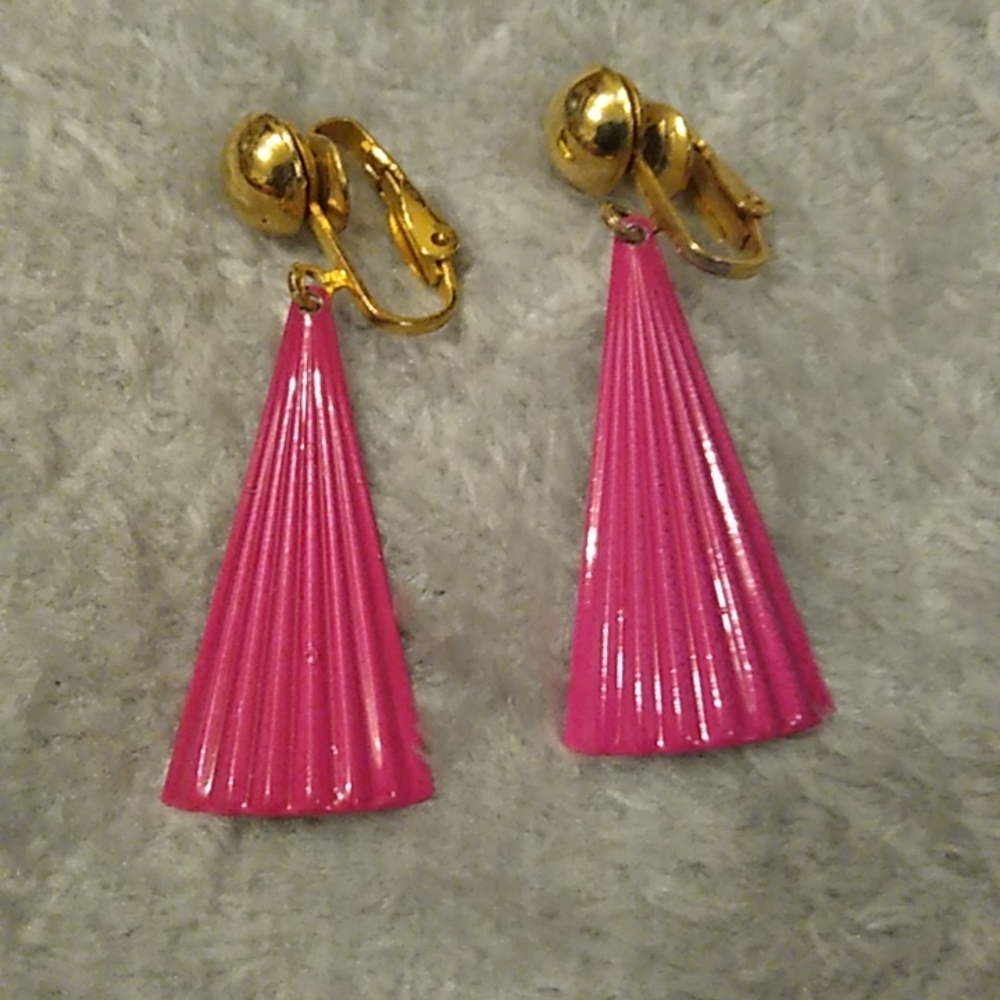 Vintage clip on earrings